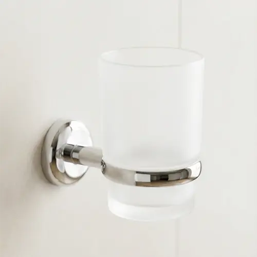 حامل أكواب جداري كارليم نيم فضي